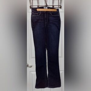 PAIGE Women's Deep Indigo Bootcut Leg Hour Galsss Jeans Size 32